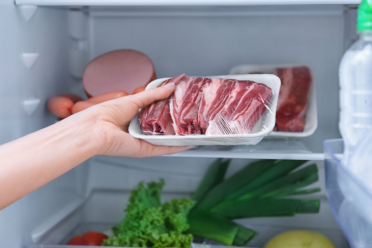 Pode guardar carne crua na geladeira_ -Reprodução Canva