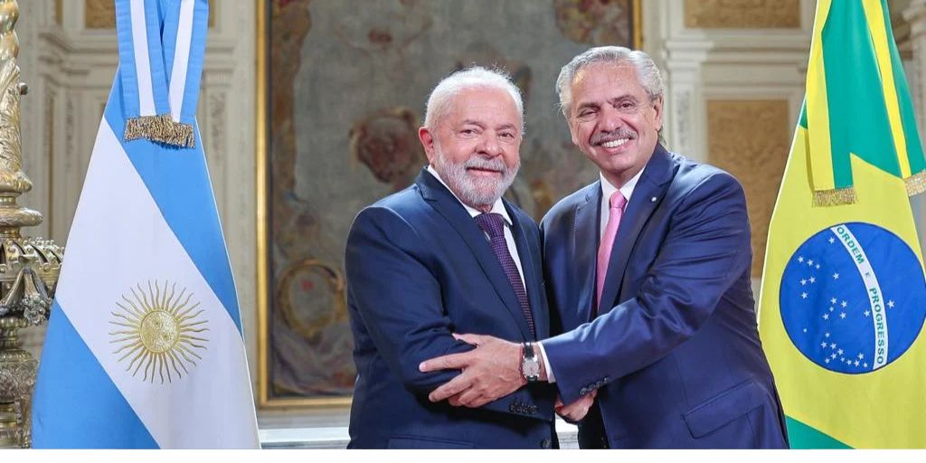 Lula vai ser encontrar com Alberto Fernandez em Brasília. posa para foto com presidente da Argentina, Alberto Fernández. (Imagem: Ricardo Stuckertr)
