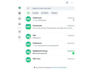 Nova interface do WhatsApp Web